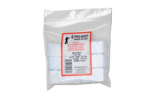 Cleaning Equipment Pro Shot Products Patch PRO-SHOT PATCH .22-.270CAL SQ 500 CT